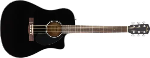 Cd-60sce Dreadnought Black Elektro Akustik Gitar