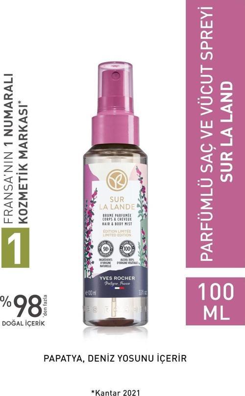 Saç ve Vücut Spreyi Sur La Lande 100 ml-15287