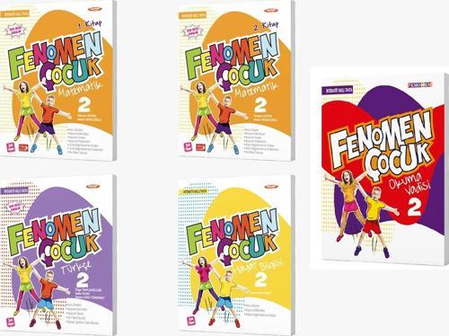 Fenomen Çocuk 2024 2. Sınıf Türkçe Matematik Hayat Bilgisi Okuma Seti 5 Kitap