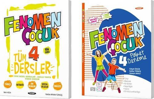 Fenomen Çocuk 2024 4. Sınıf Tüm Dersler Soru Bankası + Deneme Seti 2 Kitap