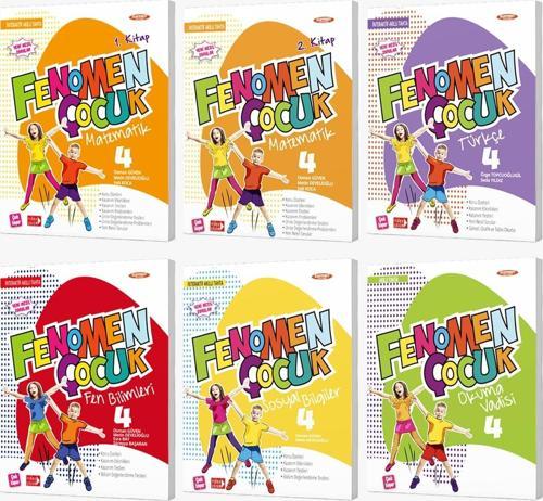 Fenomen Çocuk 2024 4. Sınıf Türkçe Matematik Fen Sosyal Okuma Vadisi Seti 6 Kitap