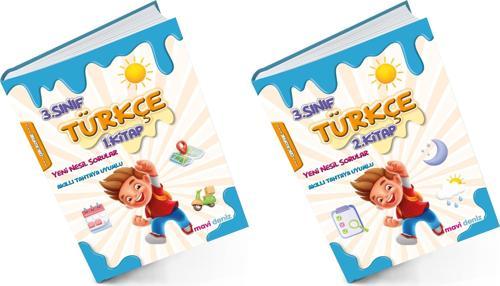 Mavi Deniz 2024 3. Sınıf Türkçe 1. Ve 2. Kitap Yeni Nesil Sorular Seti 2 Kitap