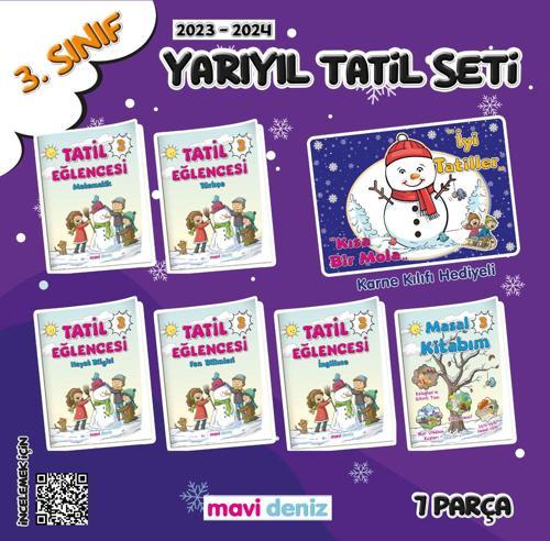 Mavi Deniz 2024 3. Sınıf Yarıyıl Tatil Seti