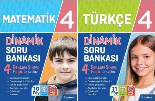 Tudem 4. Sınıf Matematik + Türkçe 3 Boyut Set 2 Kitap 2023