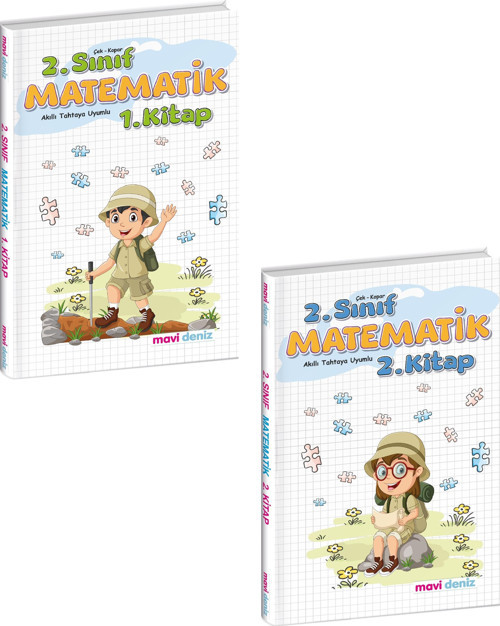 Mavi Deniz 2. Sınıf Matematik 1. Kitap Ve 2. Kitap Seti 2 Kitap 2023
