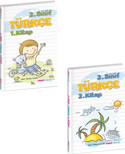 Mavi Deniz 2. Sınıf Türkçe 1. Kitap Ve 2. Kitap Seti 2 Kitap 2023