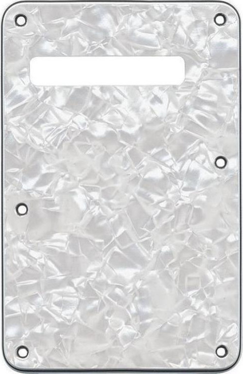 Stratocaster White Moto 4-Ply Backplate