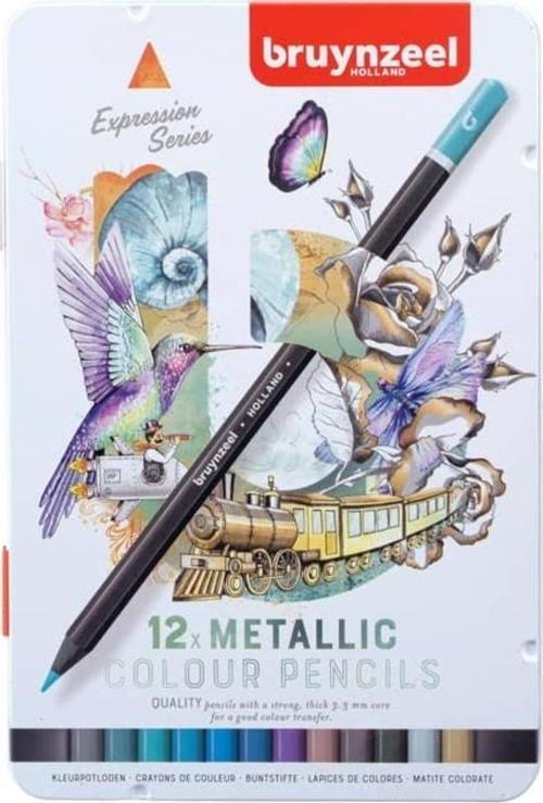 Expression Colour Kuru Boya Kalemi 12 Renk Metalik Tonlar