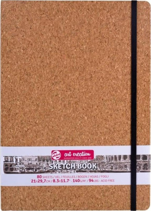 Art Creation Sketchbook Sert Kapak Eskiz Defteri 140 gr 21x29,7 cm 80 yp Cork