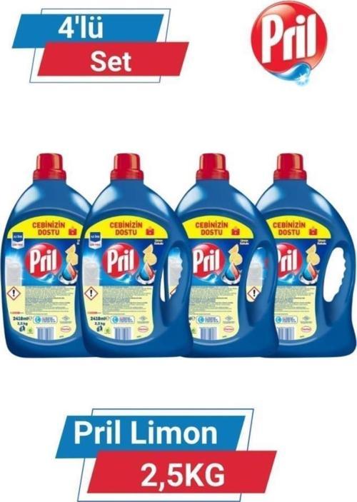 Limon Bulaşık Deterjanı 2.5 KG 4'lü Set