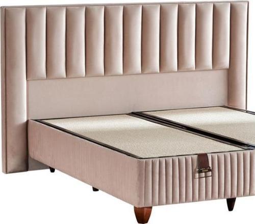 Hades Başlık 120 cm Tek Kişilik Yatak Başlığı - Krem Babyface Kumaşlı Lüks Baza Başlığı