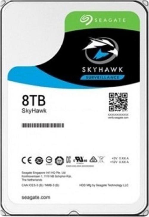 8TB ST8000VX010 256 MB Önbellek 5400 RPM 3.5" 7-24 Güvenlik (İthalat)