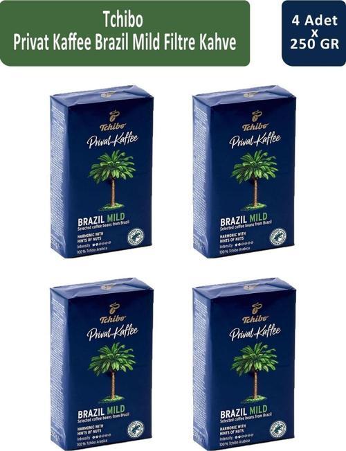 Privat Brazil Mild Filtre Kahve 250 gr x 4 Adet