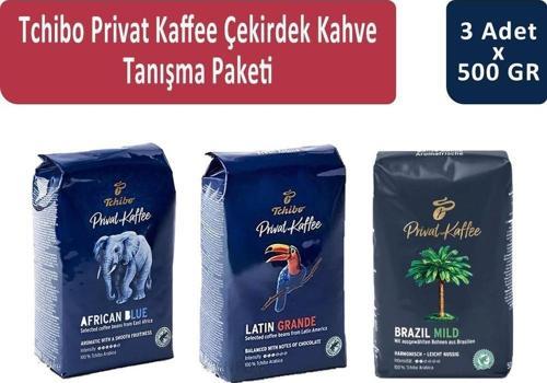 Privat Kaffee Çekirdek Kahve Tanışma Paketi 500  gr x 3 Adet