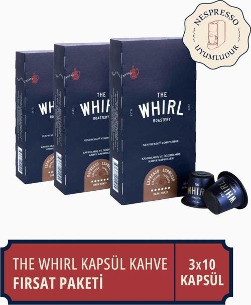 Espresso Dark Kapsül Kahve 3'lü Fırsat Paketi 30 Kapsül