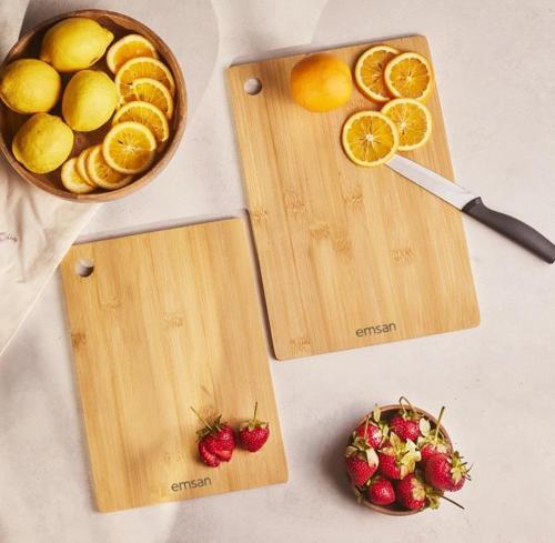 Master Chop 2Li Bambu Kesme Tahtası