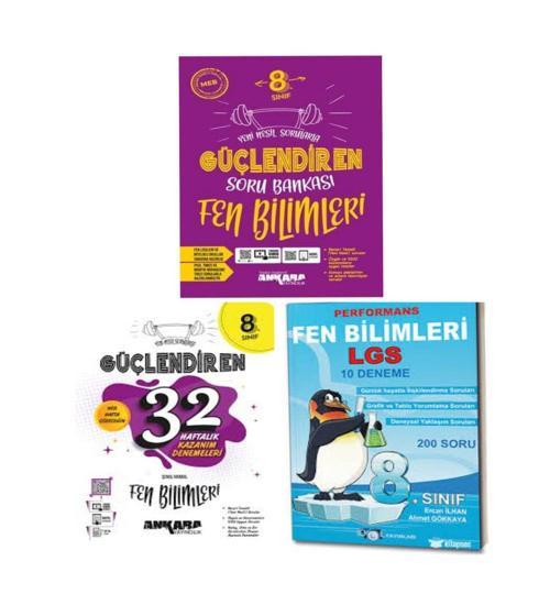 8. Sınıf Fen Bilimleri Güçlendiren Soru Bankası +32 Haftalık Denemeleri Ve 10'lu Branş Denemeleri