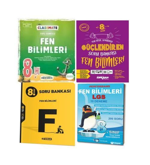 8. Sınıf  Classmate+Güçlendiren Ve Hız Fen Bilimleri Soru Bankası Seti Ve 10'lu Branş Denemeleri