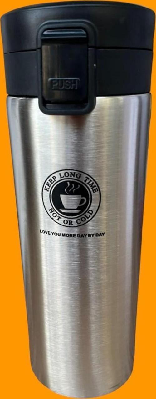 Süper Trend Çift Katmanlı Termos - 500 ML - D-281-İnox