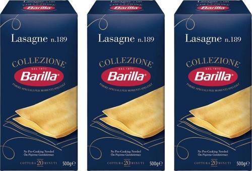 Lazanya / Lasagne n.189 Sade Makarna 500 Gr. x 3 Adet