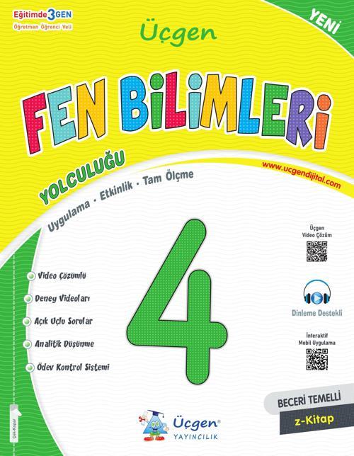Üçgen 2025 4. Sınıf Beceri Temelli Fen Bilimleri Yolculuğu