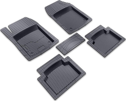 Mercedes Gle C292 Coupe (2015 - 2019) Ekstra Havuzlu Universal 3D Plus Kauçuk Oto Paspas Siyah