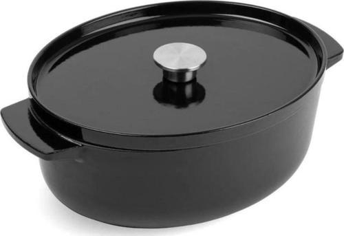 Oval Döküm Demir Tencere 30 cm - 5.6 L