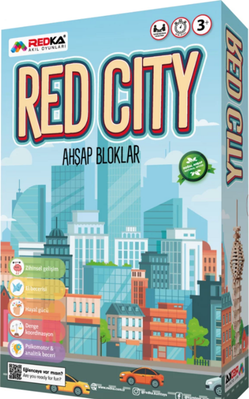 Redcity Ahşap Şehir Blokları