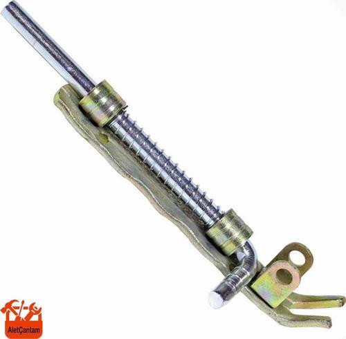 Ferforje Kapı Sürgü Kilidi Kilitlenebilir Yaylı Kilit 17cm
