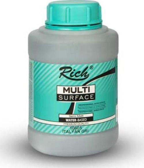Multi Surface Her Yüzey İçin Akrilik Boya 1250 cc 2314 İTALYAN GRİ