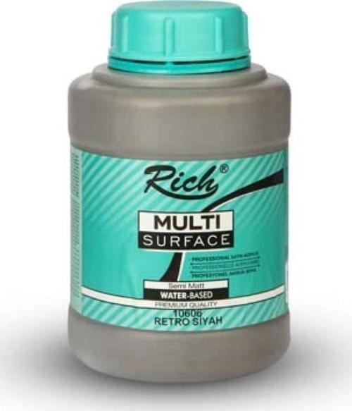 Multi Surface Her Yüzey İçin Akrilik Boya 1250 cc 2316 RETRO SİYAH