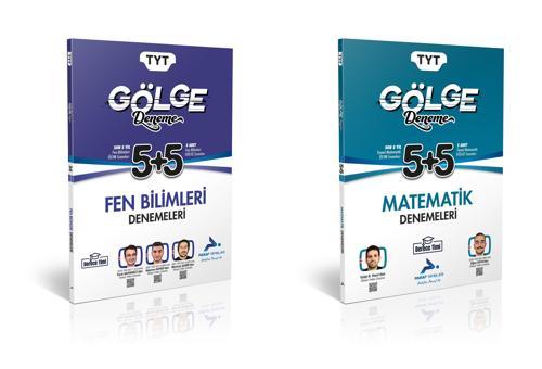 PRF Paraf Yayınları Derece Timi 2025 Tyt Matematik + Fen Bilimleri 5+5 Gölge Deneme Seti 2 Kitap