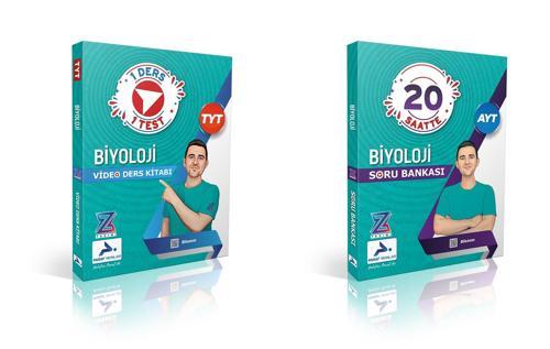 PRF Paraf Yayınları Z Takım 2025 Tyt Ayt Biyoloji Biosem Soru Bankası Seti 2 Kitap