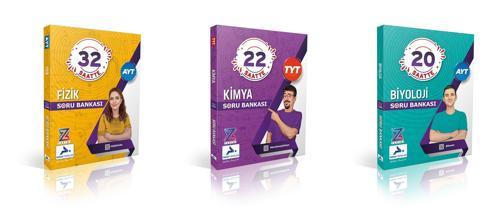 PRF Paraf Yayınları Z Takım 2025 Tyt Fizik Fizikfinito + Kimya Meschemykimya + Biyoloji Biosem Soru Bankası Seti 3 Kitap