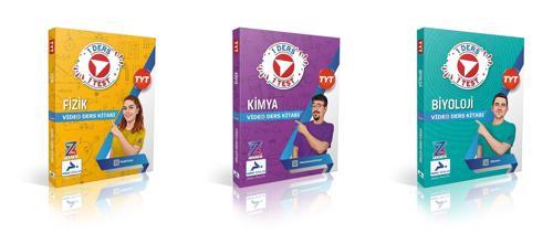 PRF Paraf Yayınları ZTakım 2025 Tyt Fizik Fizikfinito+Kimya Meschemykimya+Biyoloji Biosem Video Ders Kitabı Seti 3 Kitap