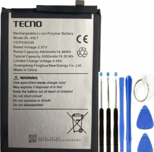 Tecno Camon 19 Pil Batarya BL-49LT+Tamir Set