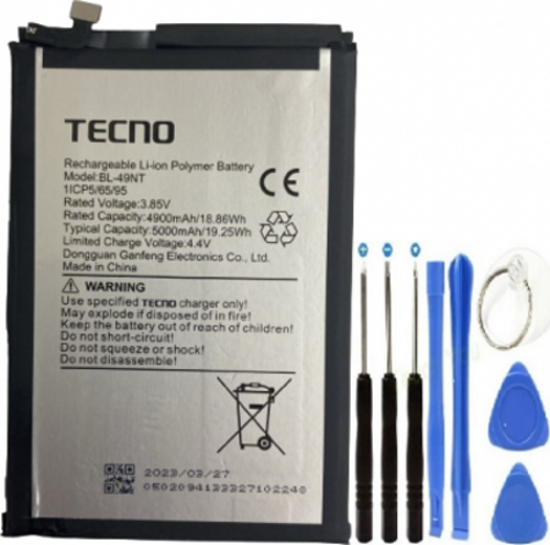 Tecno Spark G0 2023 Pil Batarya Bl-49NT+Tamir Set