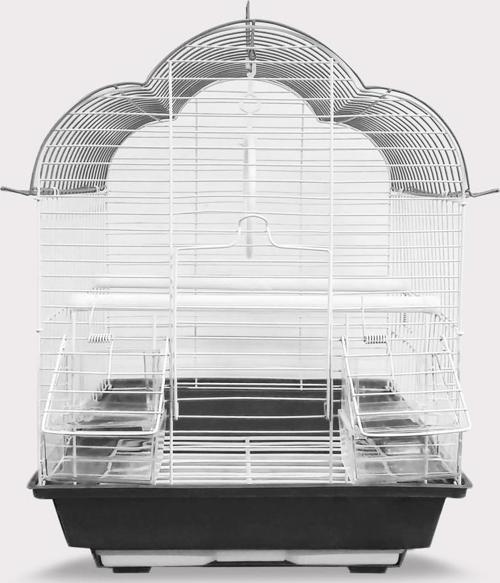 Qh Kuş Kafesi 30x23x40 CM Siyah Muhabbet Kanarya