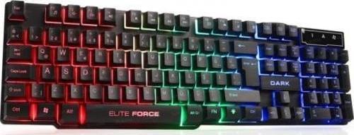 Force Mekanik Hisli Rainbow Aydınlatmalı Türkçe Q Siyah Oyuncu Klavyesi Dk-Ac-Gk1000