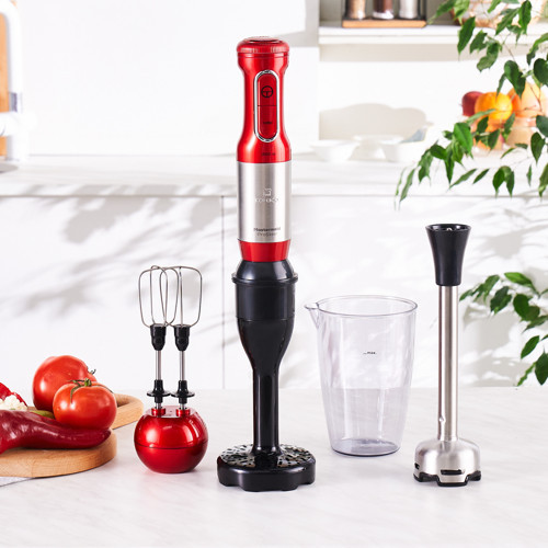 Mastermaid Prosteel El Mikseri ve Blender Imperial Red Inox 1500 W