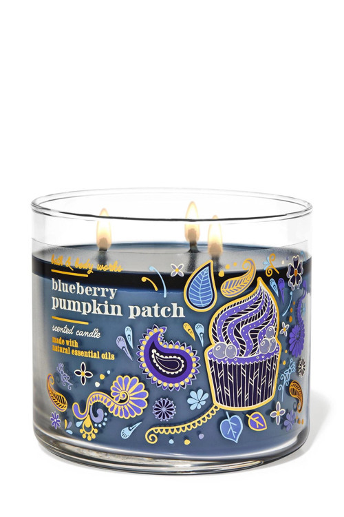 Blueberry Pumpkın Patch Büyük Mum