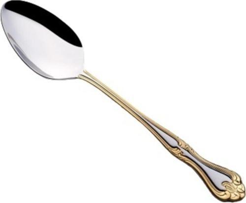 lalezar gold altın yemek kaşık - 12 parça yemek kaşığı