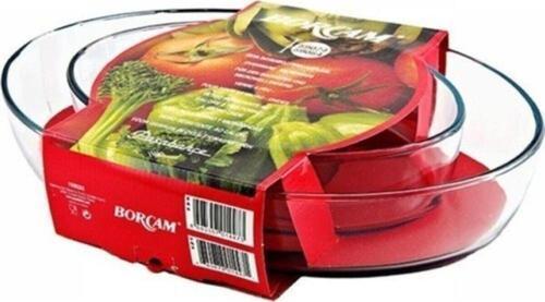159033 2 li oval borcam seti - borcam fırın tepsisi