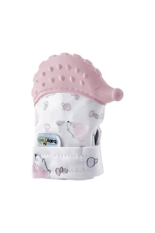 Diş Kaşıyıcı Eldiven Kirpi Pembe