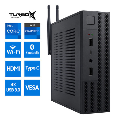 Mini-202 Intel Core i5 9400T 16GB Ram 480GB SSD HDMI Type-C WiFi Bluetooth Mini PC