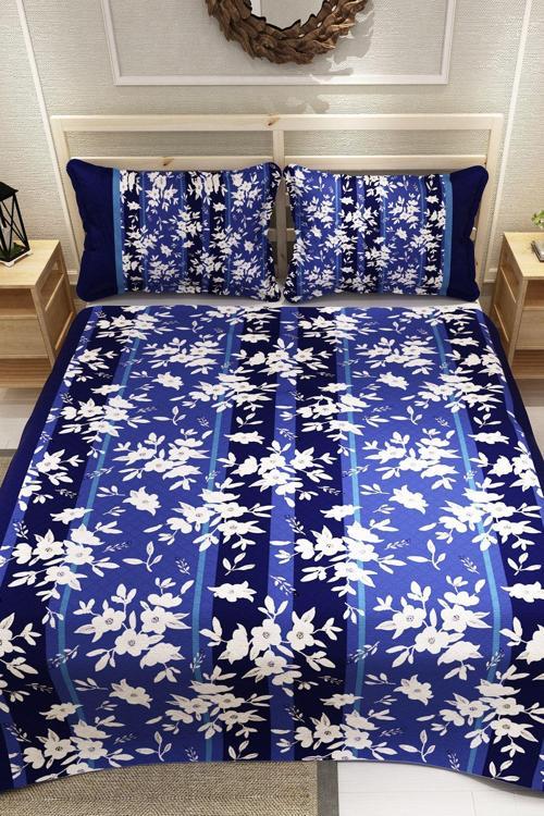 Pike Takımı Jakar Dokuma Pamuklu 3D Dijital Baskı Blue Stripe