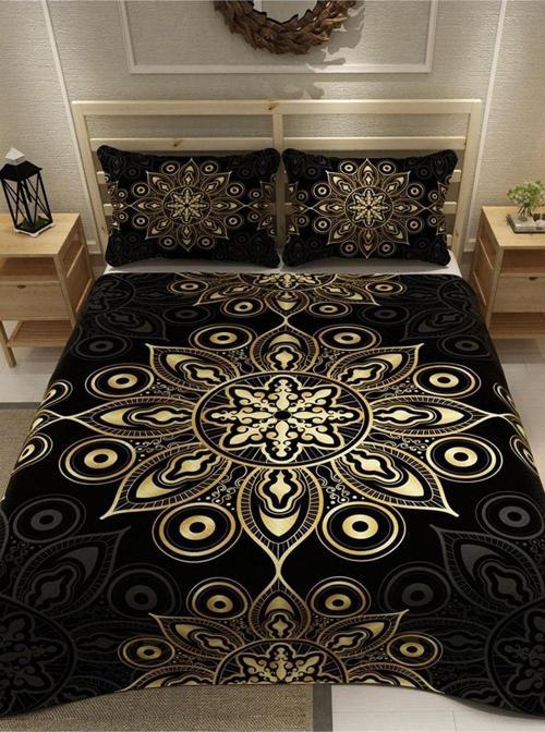 Pike Takımı Pamuklu Çift Kişilik Jakar Dokuma Yatak Örtüsü Motif Design