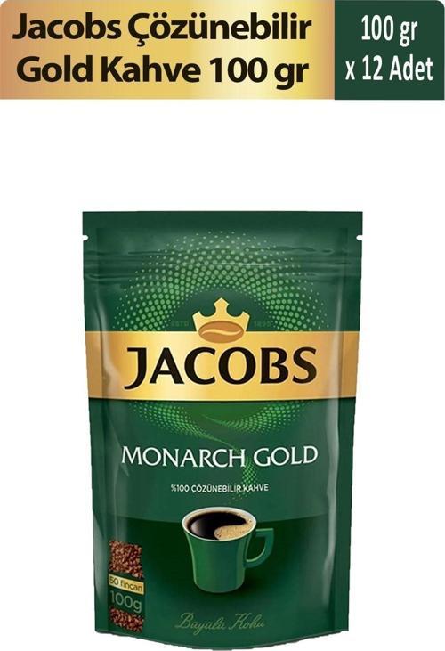 Monarch Gold Çözünebilir Kahve 100 gr x 12 Adet