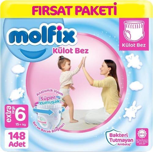 Külot Bebek Bezi 6 Beden Fırsat Paketi 37*4 148 Adet