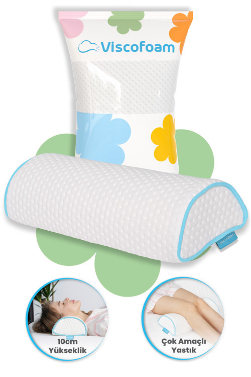 Viscofoam Çok Amaçlı Ortopedik Yastık Horlama Yastığı 42x18x10cm